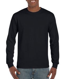Gildan GN186 - Ultra Cotton Adult Long Sleeve T-Shirt Black