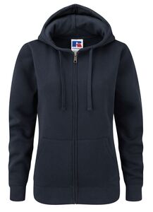Russell JZ66F - Ladies` Authentic Zipped Hood French Navy