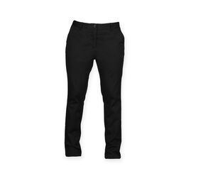 Front row FR622 - Ladies Stretch Chino Trousers Black