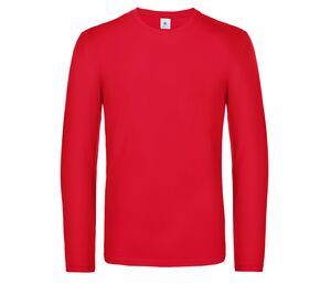 B&C BC07T - #E190 Men Lsl Red