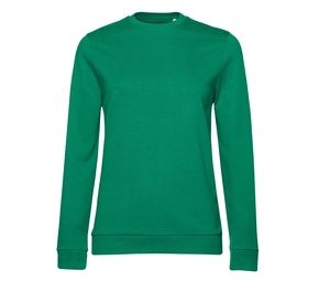 B&C BCW02W - Women's Round Neck Sweatshirt # woman Kelly Green