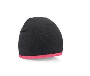 Beechfield BF44C - Two-tone beanie knitted hat