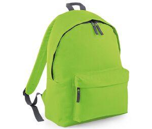 Bag Base BG125J - Modern children's backpack Lime Green/ Graphite Grey