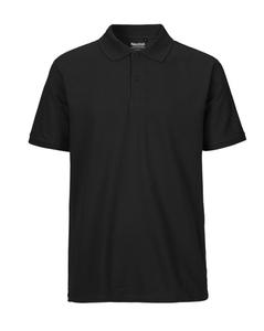 Neutral O20080 - Quilted polo shirt Black