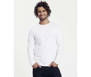 Neutral O61050 - Men's long-sleeved T-shirt White