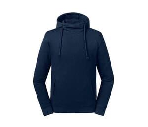 RUSSELL RU209M - Sweat capuche organique French Navy