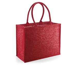 Westford mill WM437 - Glittering jute shopping bag