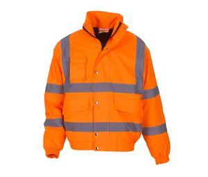 Yoko YK211 - High visibility bomber jacket Hi Vis Orange