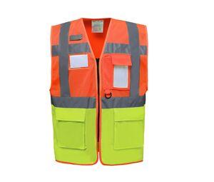 Yoko YK820 - High visibility mesh vest Hi Vis Orange / Hi Vis Yellow