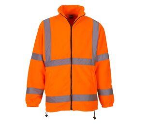 Yoko YKK08 - Thick high-visibility fleece jacket Hi Vis Orange