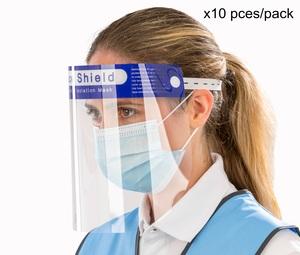 Protection RV008X - Protective visor (pack of 10 pcs.) Transparent