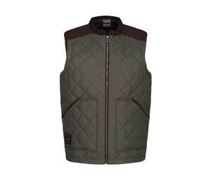 REGATTA RGA876 - MORETON QUILTED GILET Dark Khaki