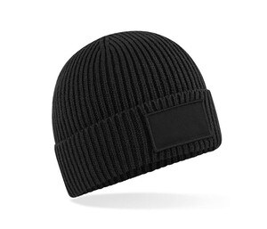 BEECHFIELD BF442R - Beanie with patch for decoration
