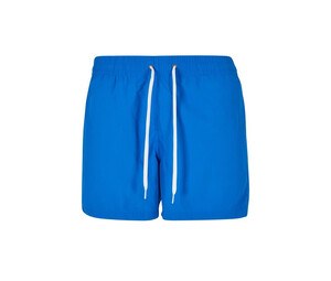 Build Your Brand BY050 - Beach Shorts Cobalt Blue