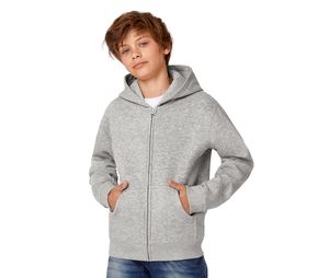 B&C BC504 - Childrens zipped hood